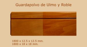 Piso de madera Novaland guardapolvo